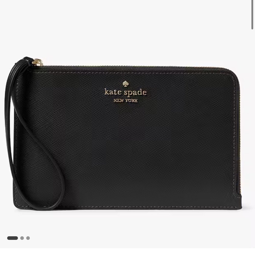 Kate Spade Black Wristlet